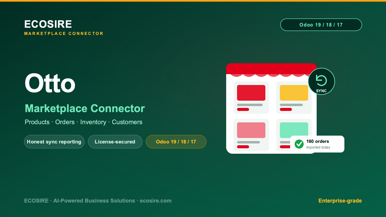 Otto Store Management — Odoo Modules for Odoo