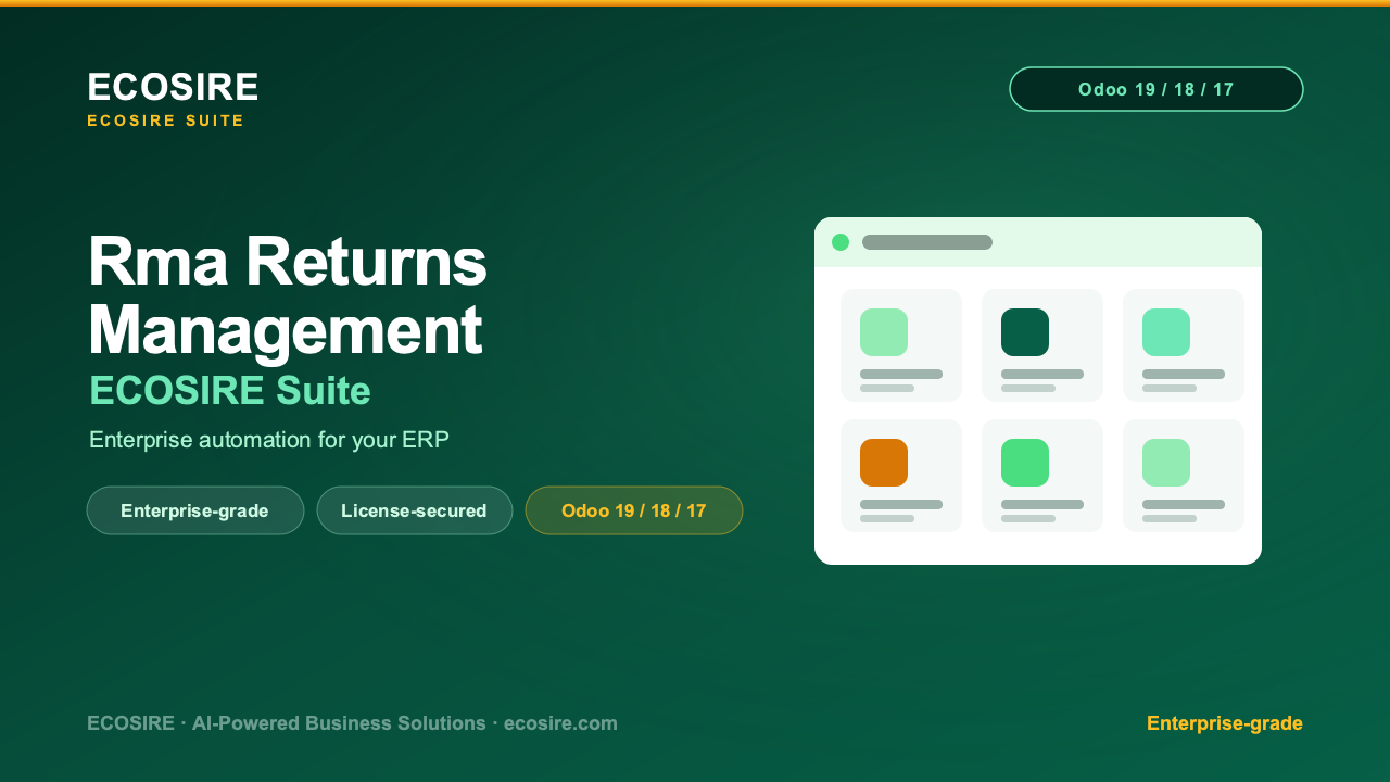 RMA & Returns Management — Module for Odoo